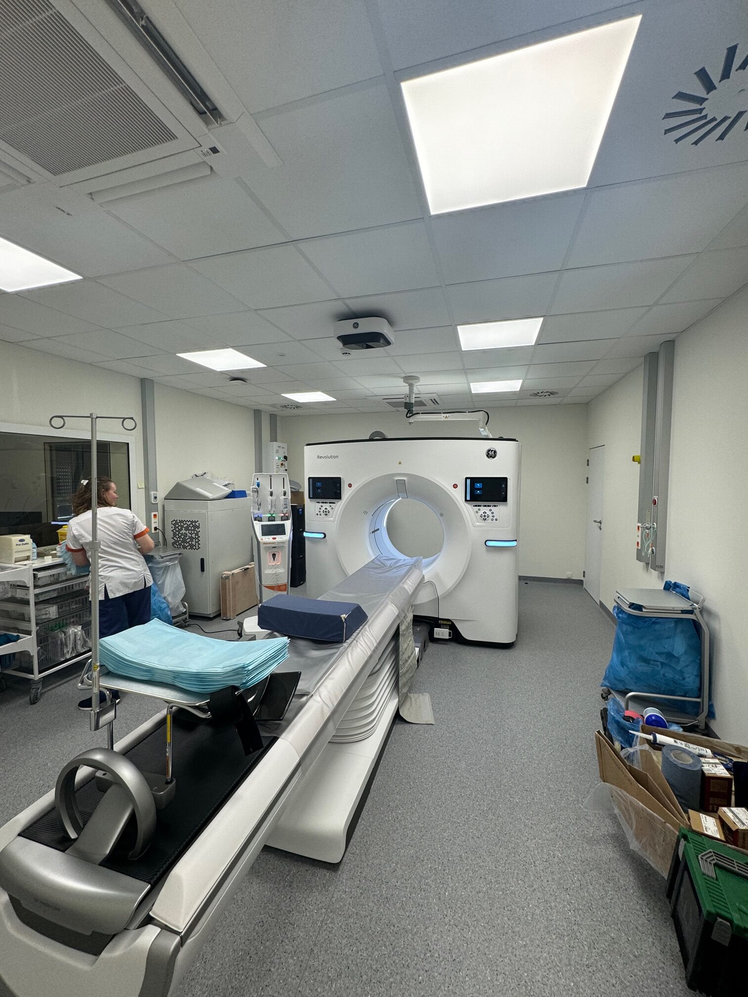 Hôpital AZ Delta – Site de Torhout – Aménagement d’une salle pour un scanner