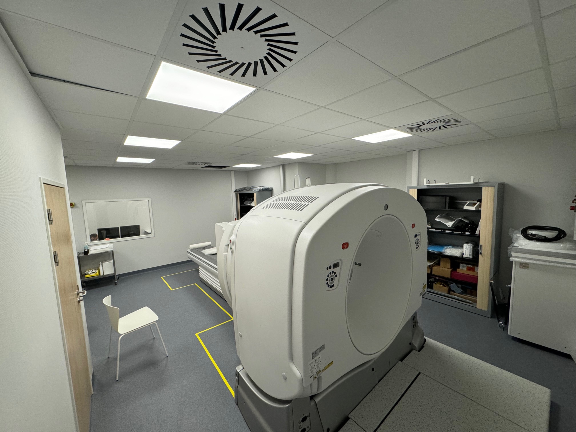 Hôpital Chirec à Braine l’alleud – Aménagement d’une salle pour un Spect CT